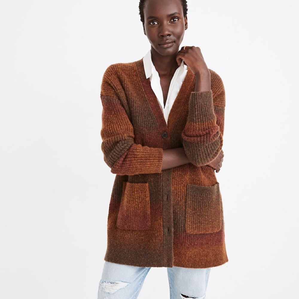 MADEWELL Space Dyer Maysfield Cardigan Sweater